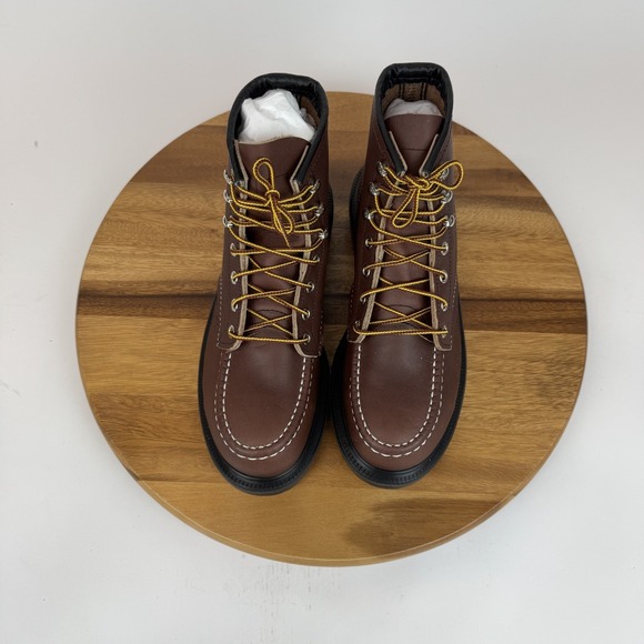New Mens Red Wing‎ 8249 Supersole Brown Leather 6in Combat Work Boots Size 7.5 E main image 7